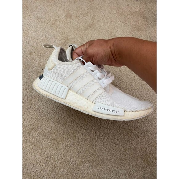 Adidas NMD_R1 'Japan Cloud White’ CG6980 Athletic Sneakers size 5.5 - Picture 3 of 7